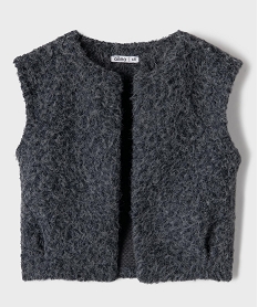 GEMO Gilet sans manches fille Gris