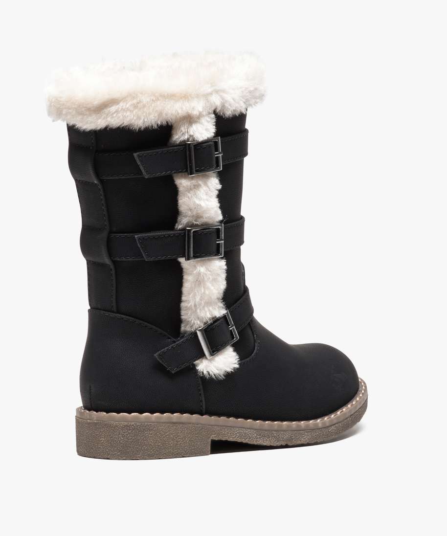 bottines paillettes fille