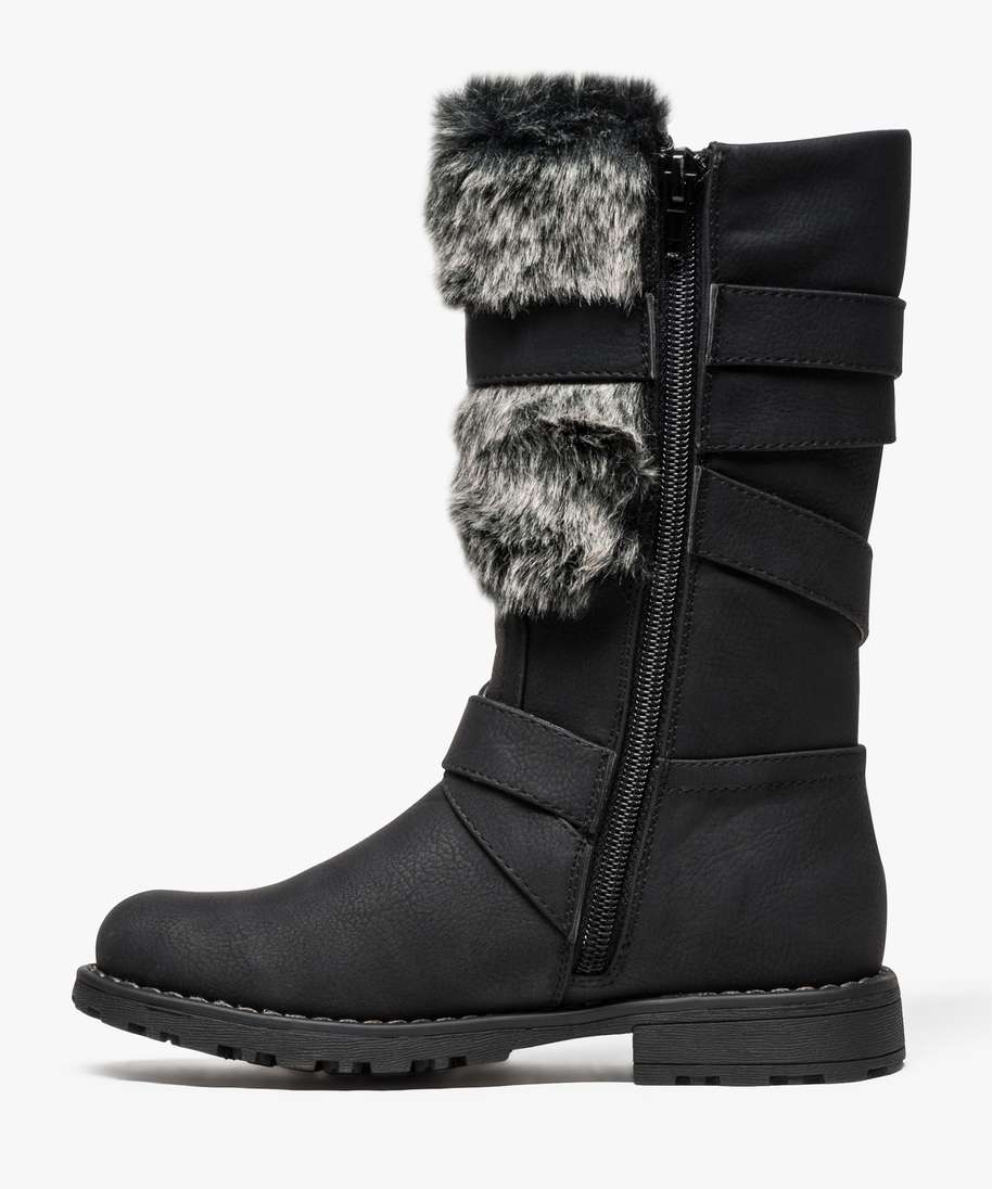 bottines à brides cloutées