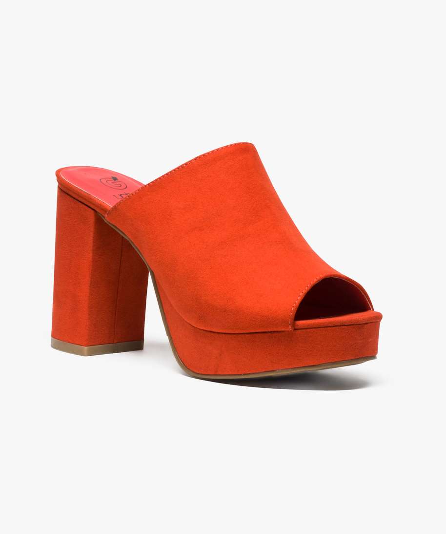 Mule a talon rouge discount