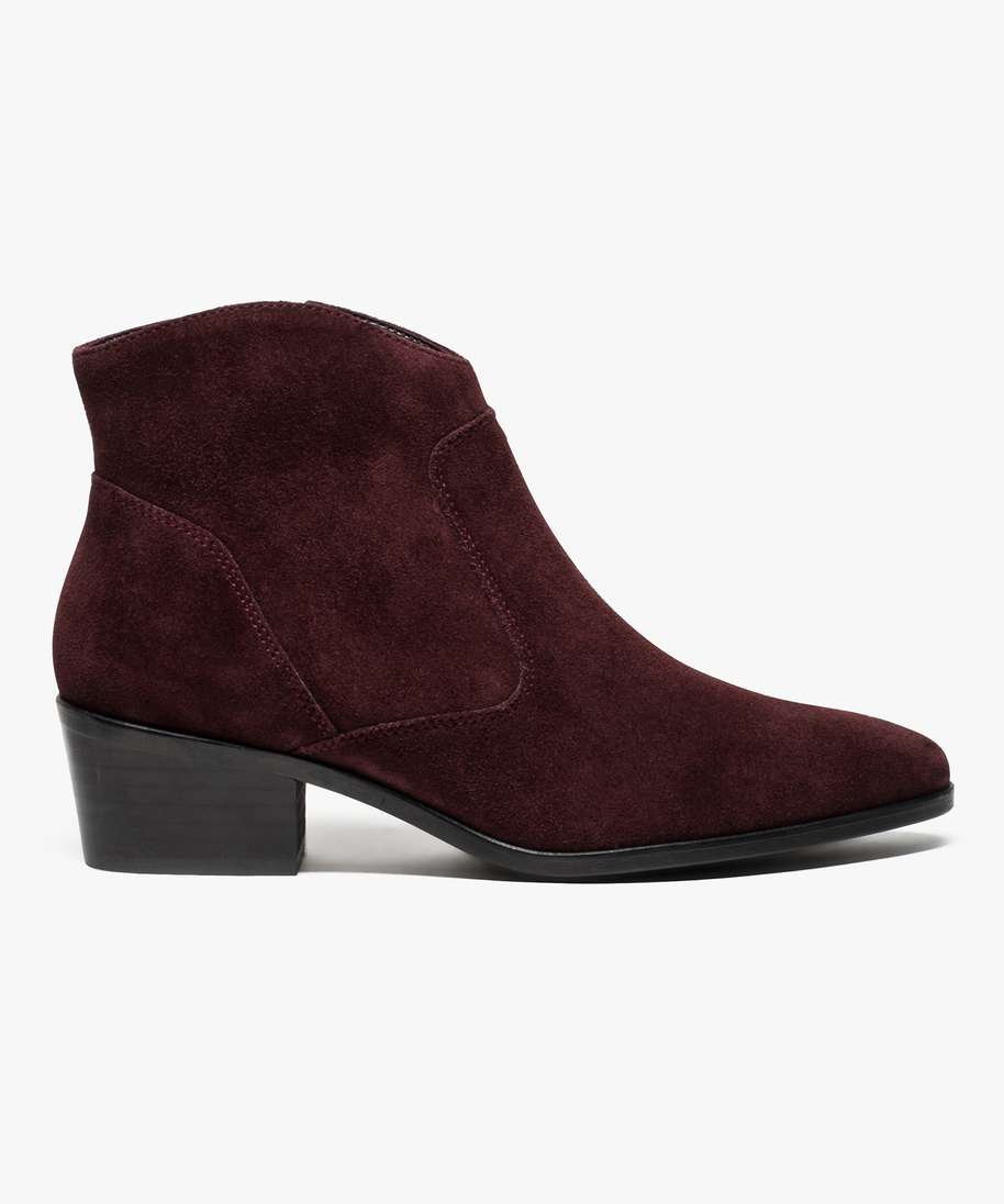Bottine rouge gemo online