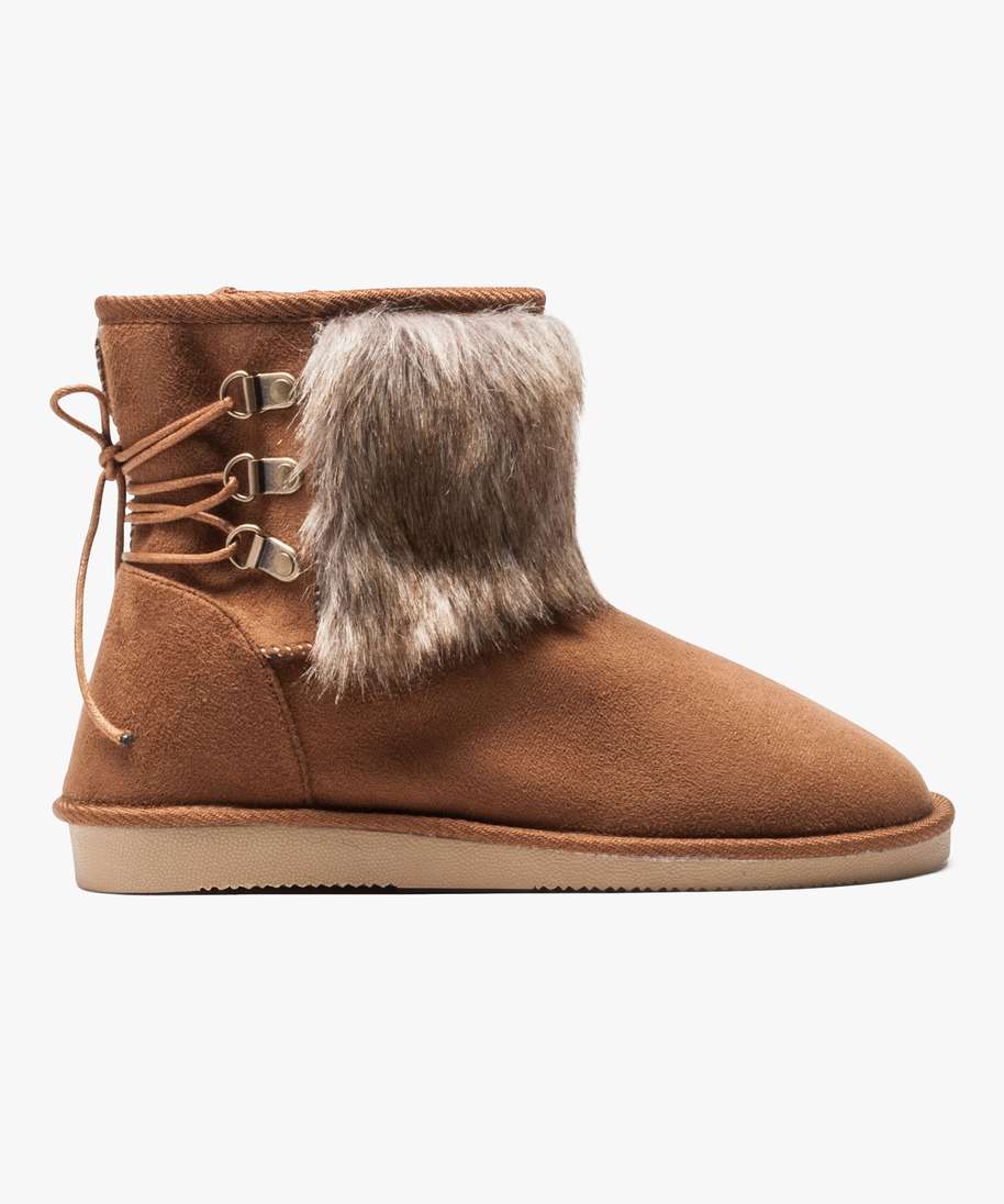 Boots fausse fourrure 2025