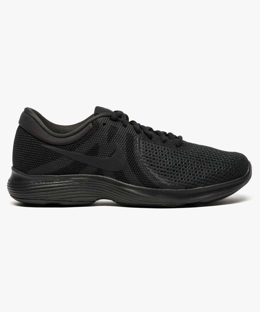 basket homme unie en mesh revolution 4 nike noir baskets et tennis promos GEMO