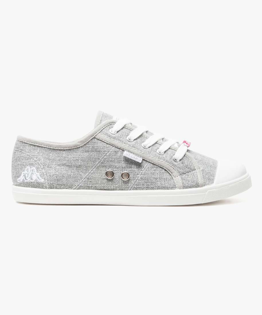 Basket toile kappa top femme