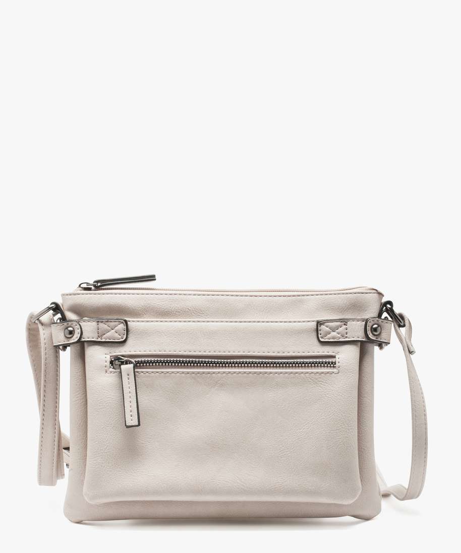 sac a main forme pochette beige sacs bandouliere femme G MO