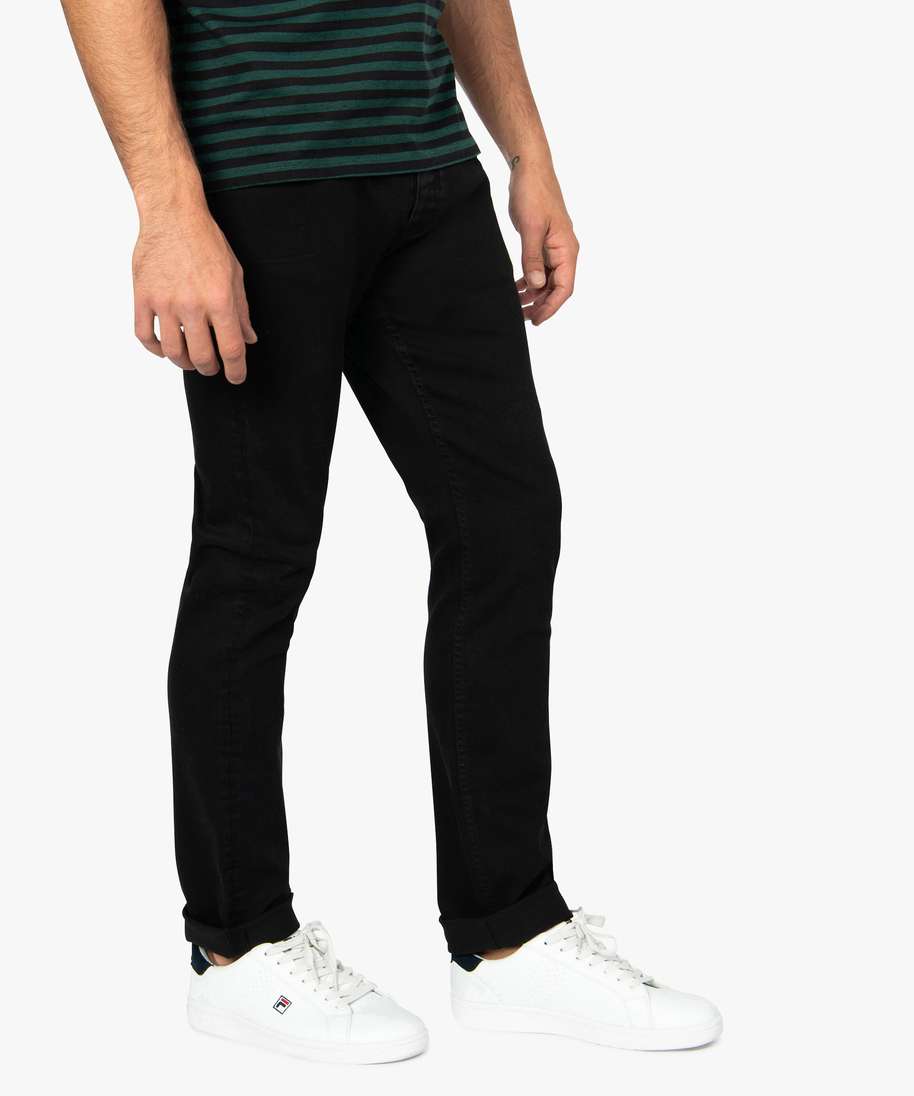 Jeans homme deals noir straight