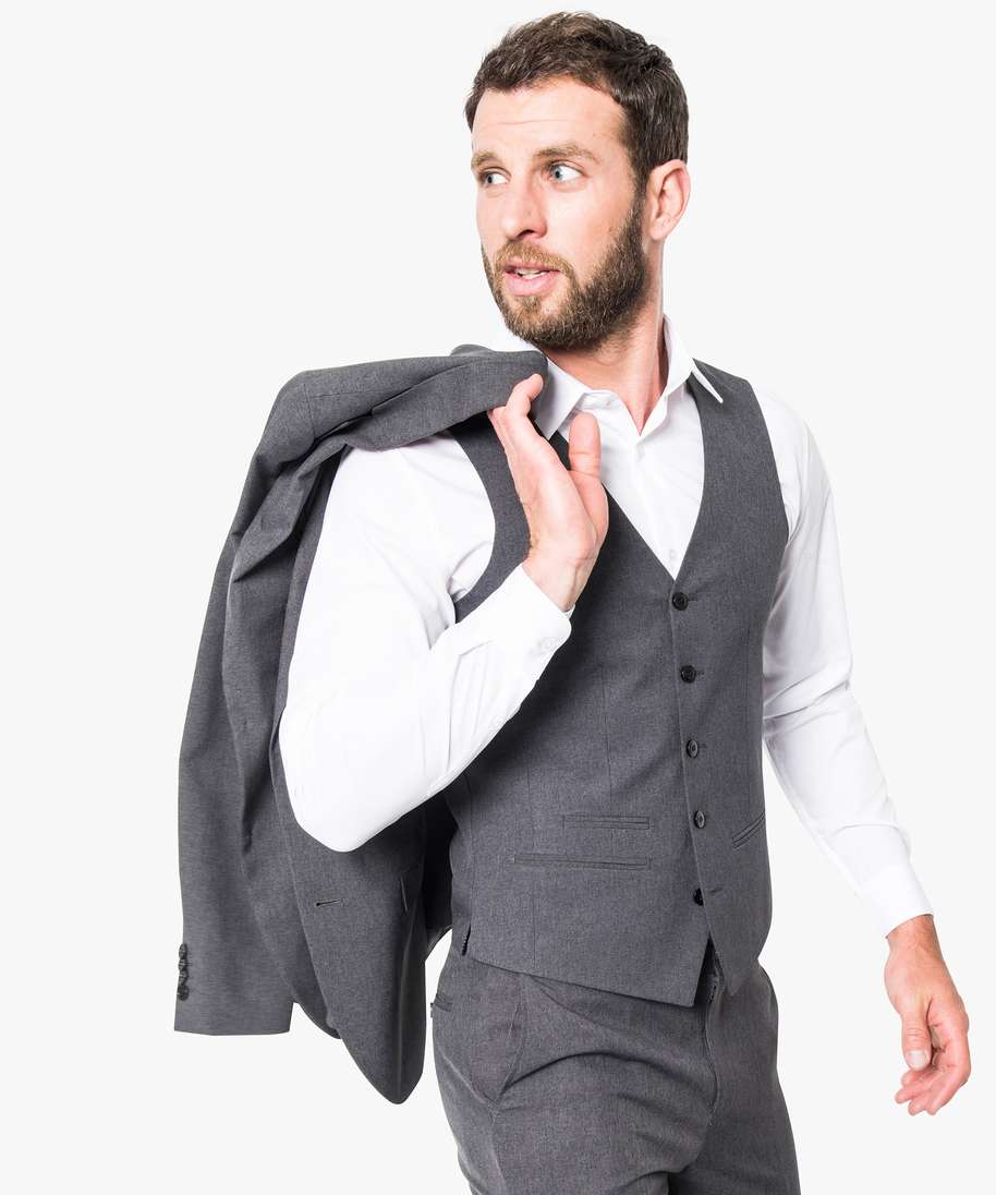 gilet homme brodé