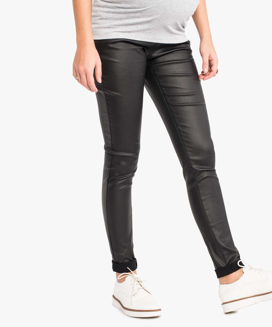 Pantalon Gemo Femme Enceinte Jean De Grossesse Slim Avec Bandeau