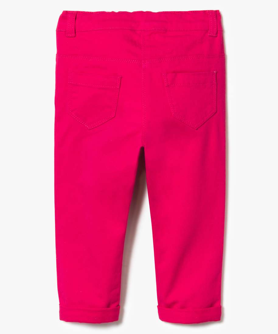 Pantalon évasé avec volants pour fille - Palazzo - Jambes larges
