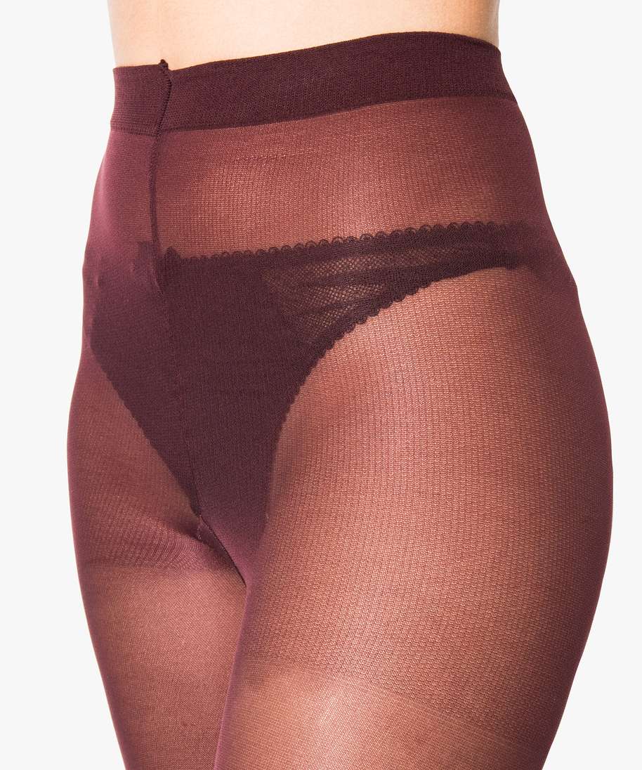 Collant rouge femme gemo best sale