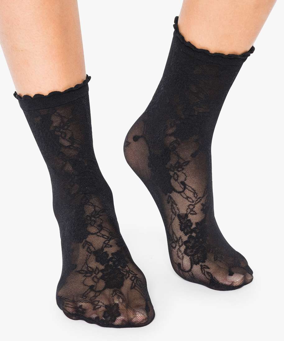 Socquette online voile fantaisie
