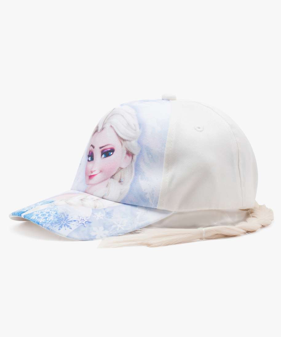casquette avec tresse la reine des neiges bleu sacs bandouliere