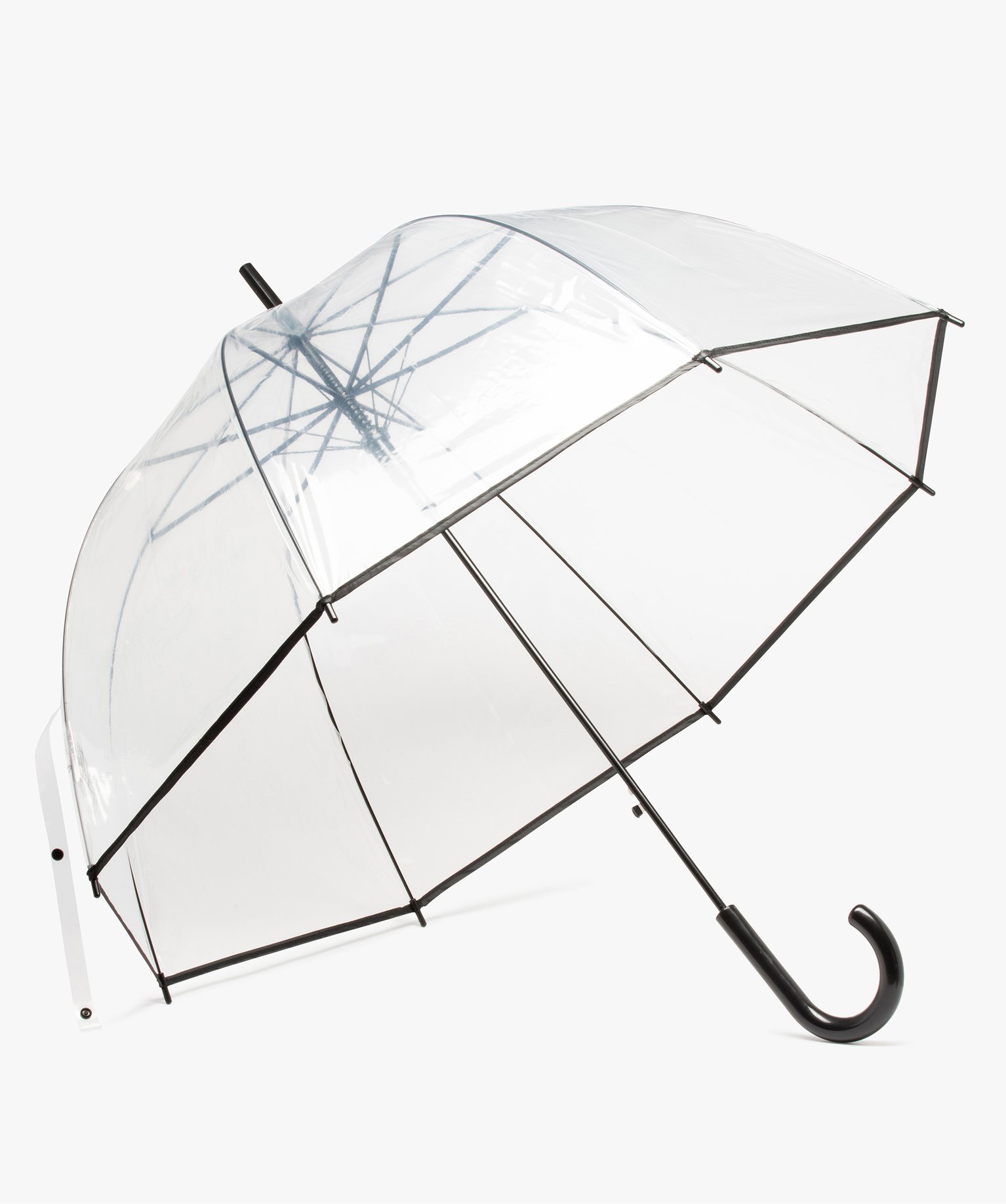 parapluie femme transparent blanc