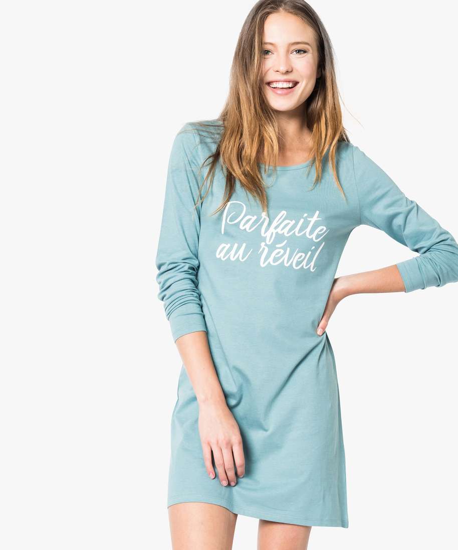 Nuisette manches longues hotsell