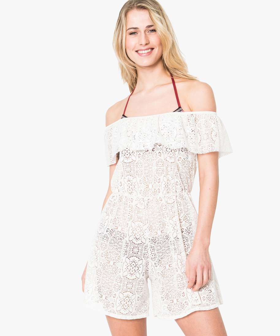 Combishort de deals plage femme