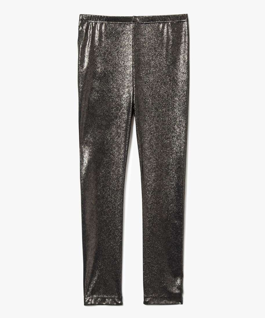 Legging pailleté doré outlet