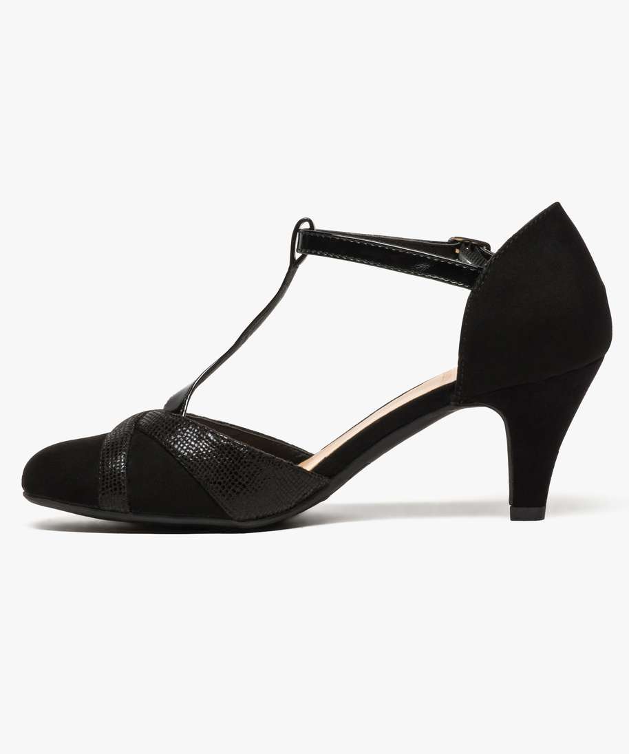 Salome noir deals petit talon