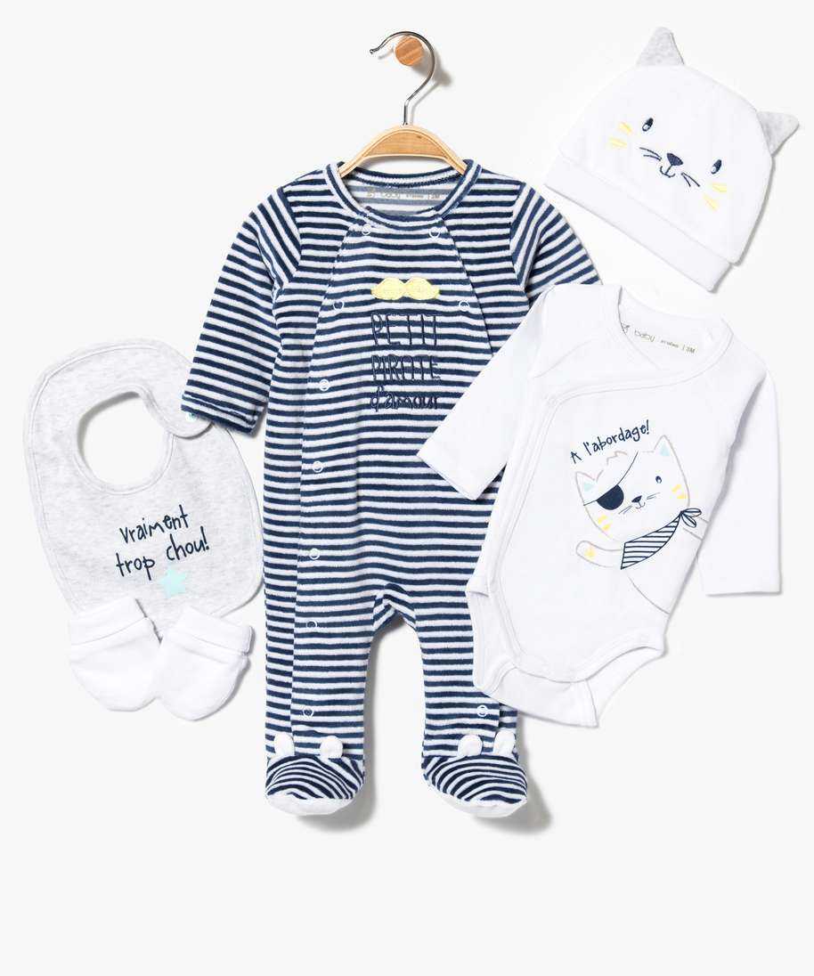 Ensemble pyjama top body bonnet