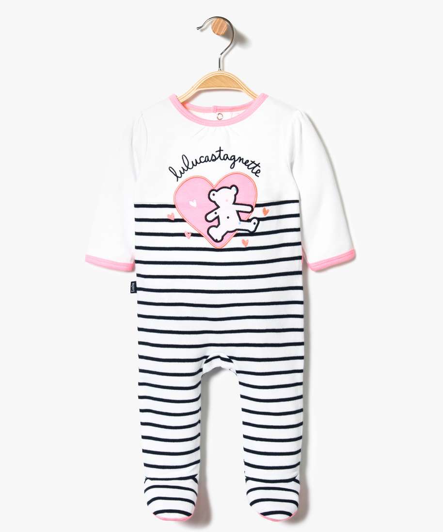 Pyjama Dors Bien Ete A Rayures Lulu Castagnette Bleu Bebe Gemo Pyjama Dors Bien Ete A Rayures Lulu Castagnette Bleu Bebe Gemo