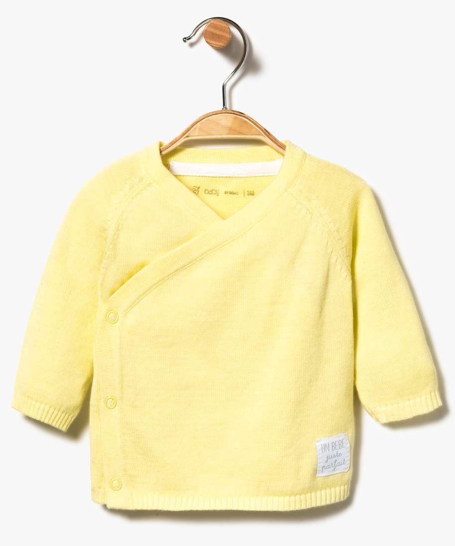 Gemo Vetements Fille Brassiere Naissance En Coton Fermeture Croisee Jaune Bebe Gemo Gemo Vetements Fille Brassiere Naissance En Coton Fermeture Croisee Jaune Bebe Gemo