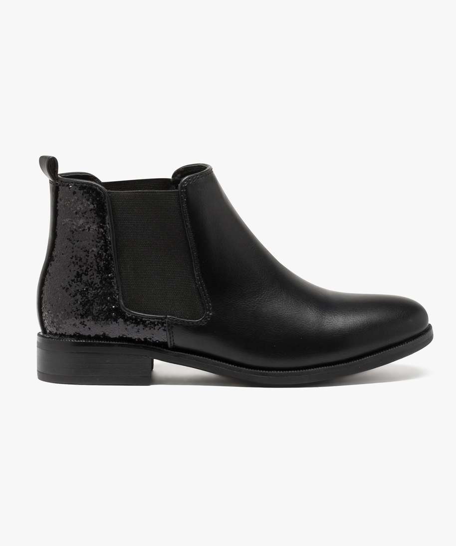 boots avec des paillettes noir ventes privees femme ah17 femme G MO