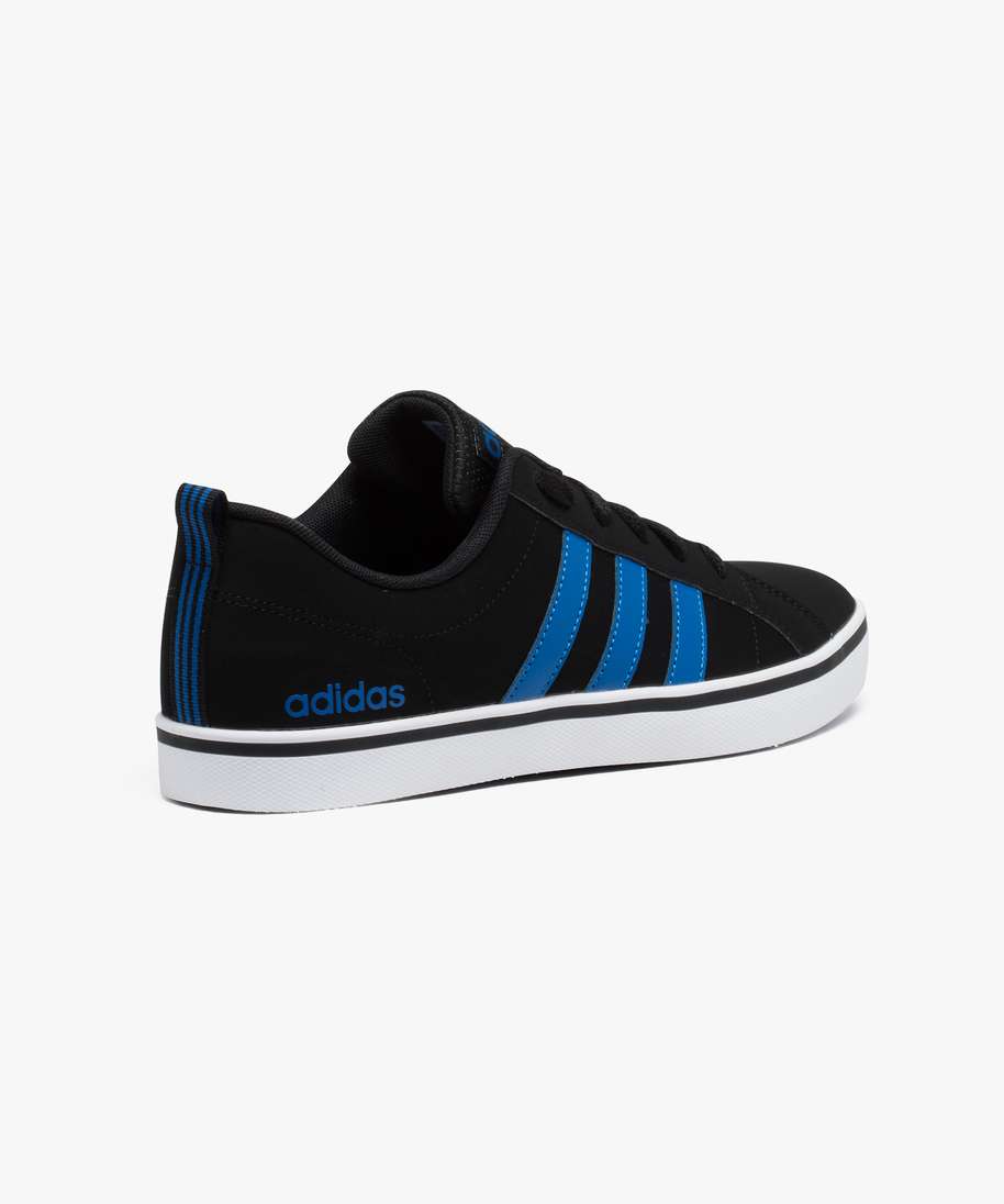 baskets en cuir noires et bleues adidas neo noir homme GEMO