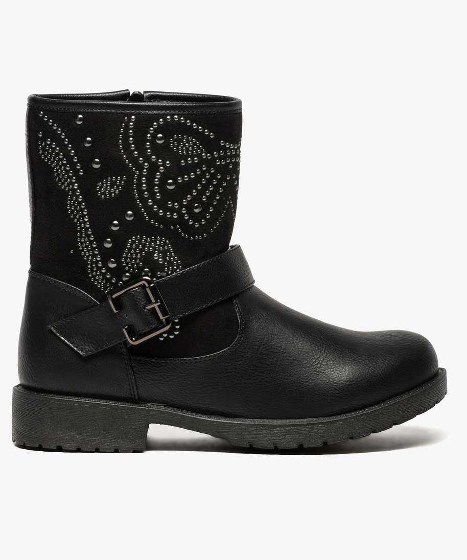 Boots femme rock clous discount