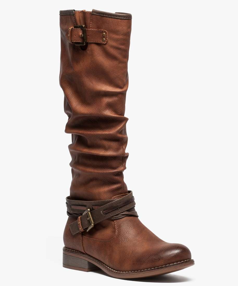 Botte plissee outlet
