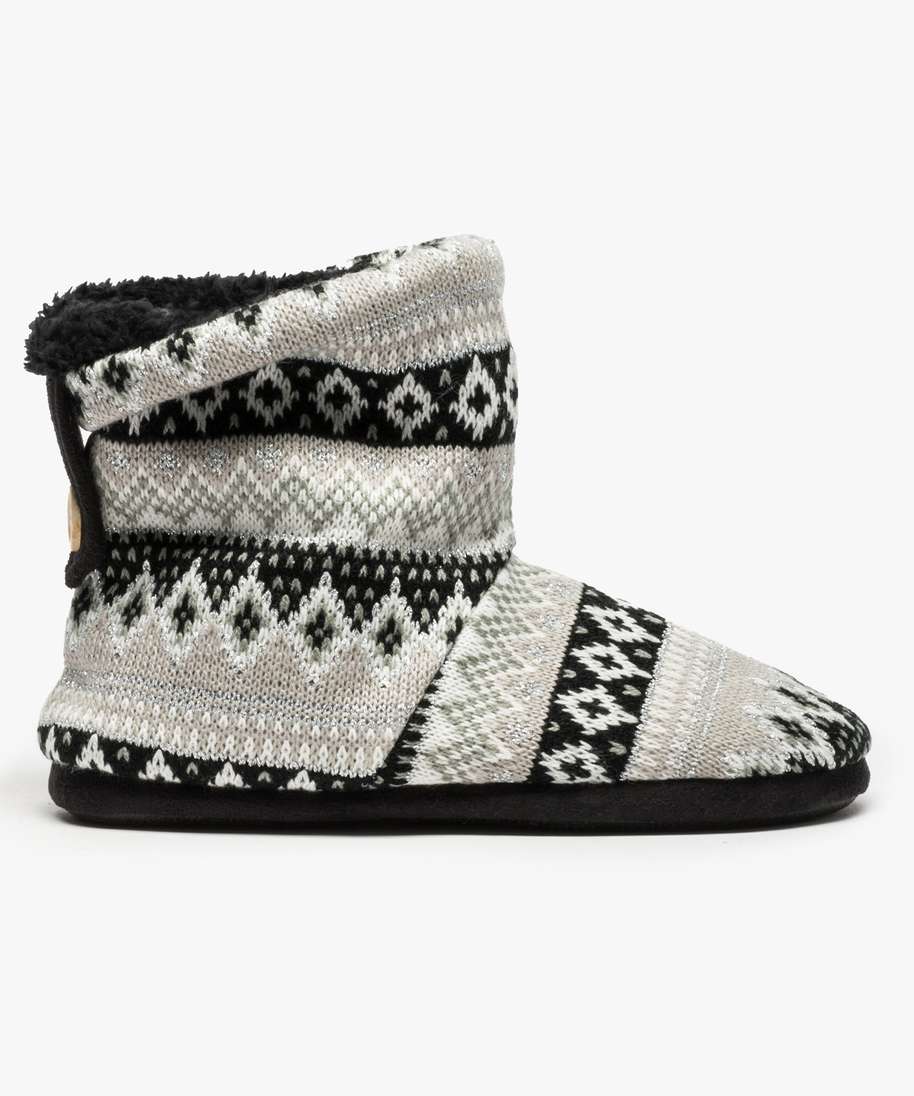 Chaussons montants online fourrés femme