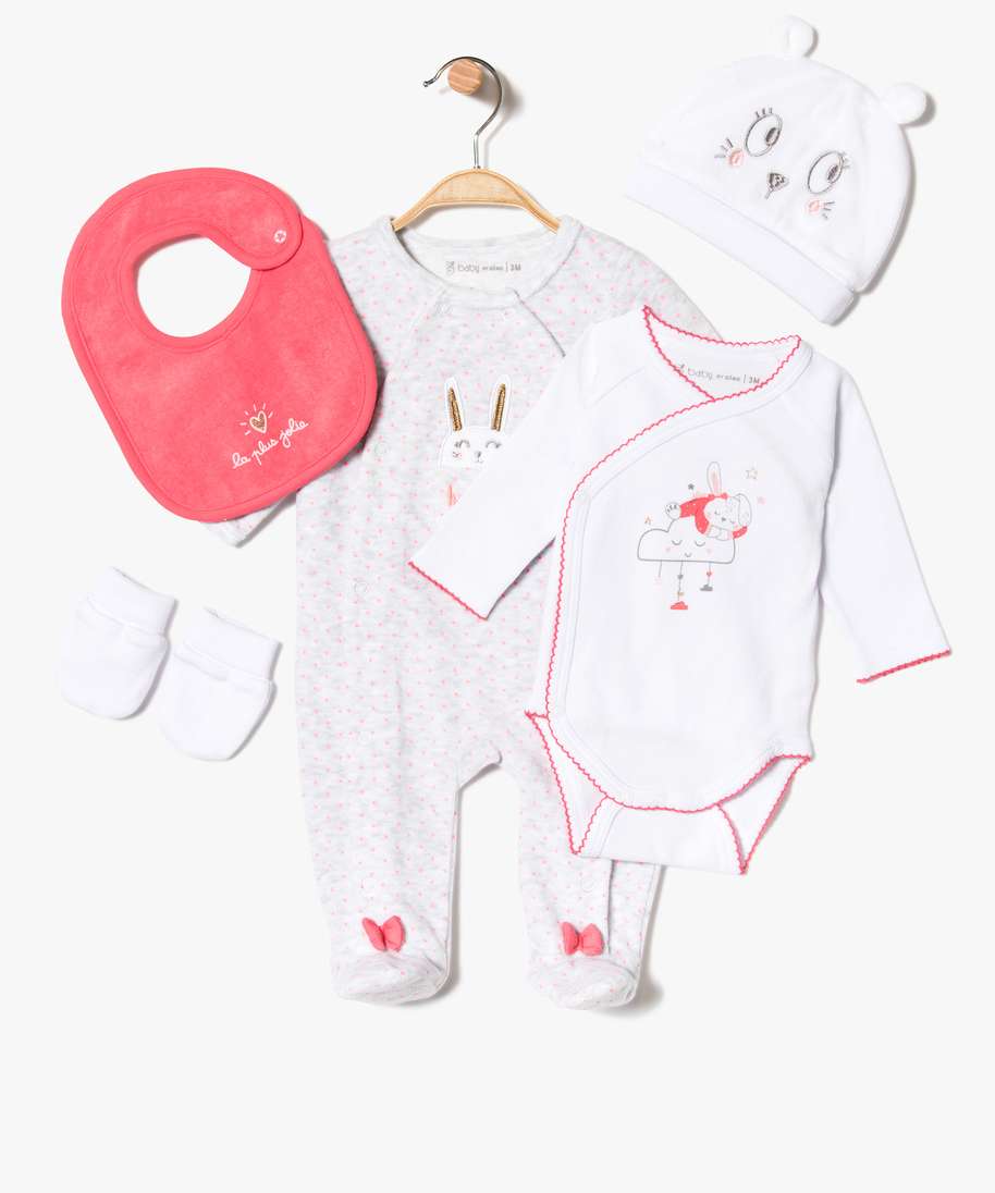 kit naissance bebe garcon (5 pieces) multicolore