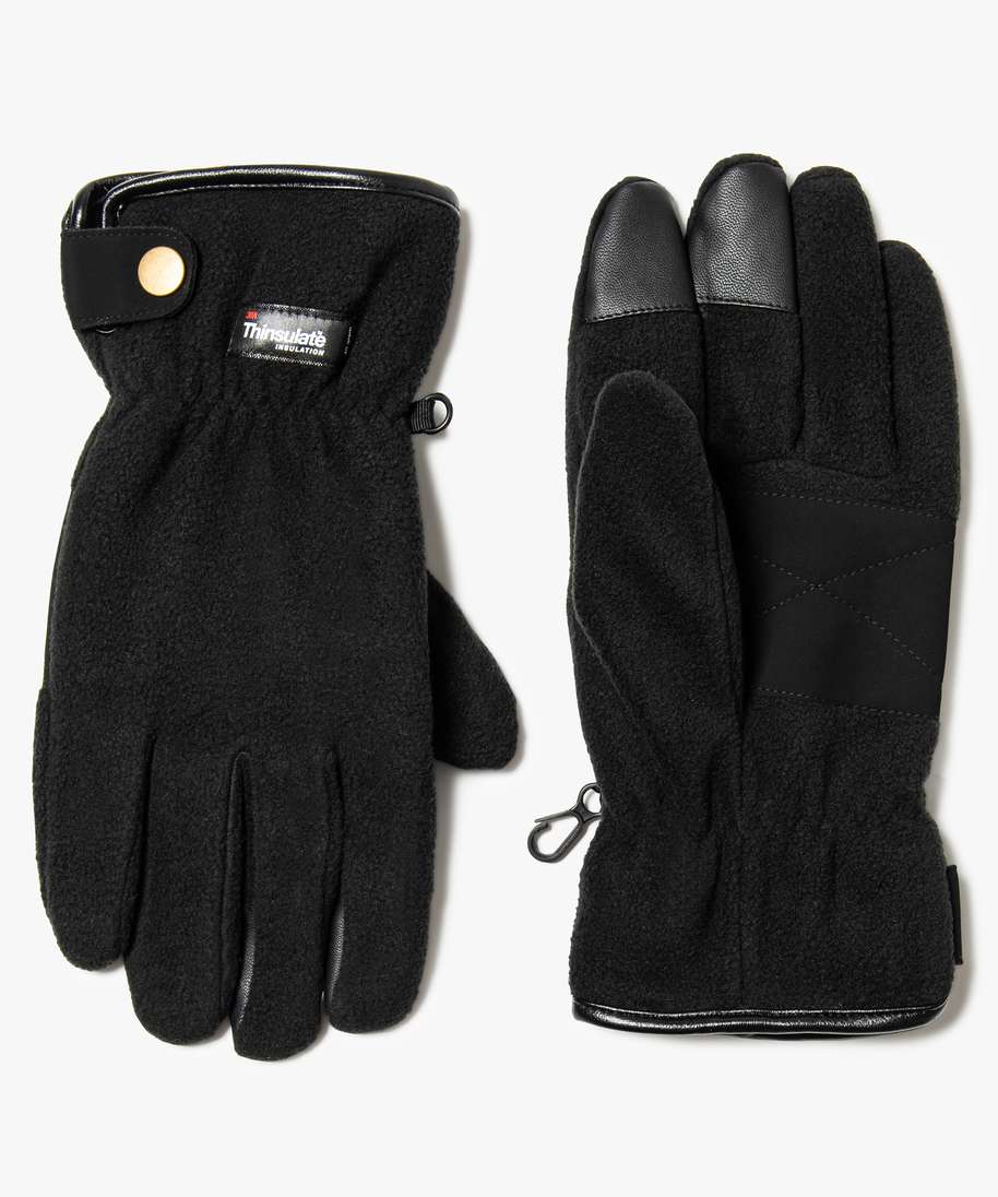 Achetez Gebol Master Thermo, Gants de travail en cuir avec doublure  isolante pour l'hiver, Gants de protection imperméables pour homme, Taille L (9), Orange-noir