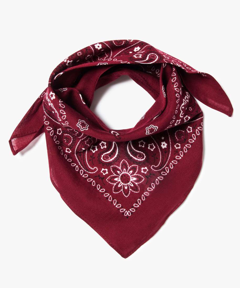foulard femme bandana rouge sacs bandouliere femme GÉMO