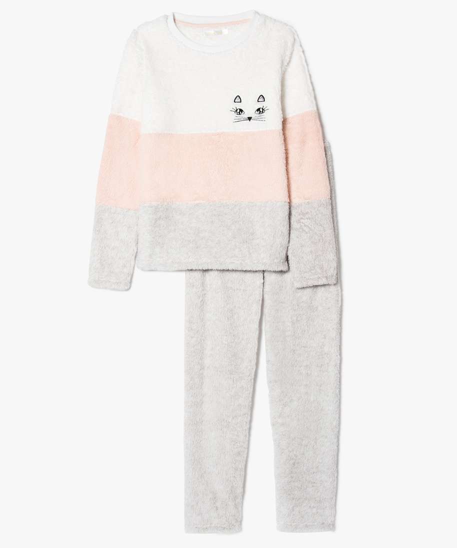 Pantalon pyjama en sherpa - Ado fille