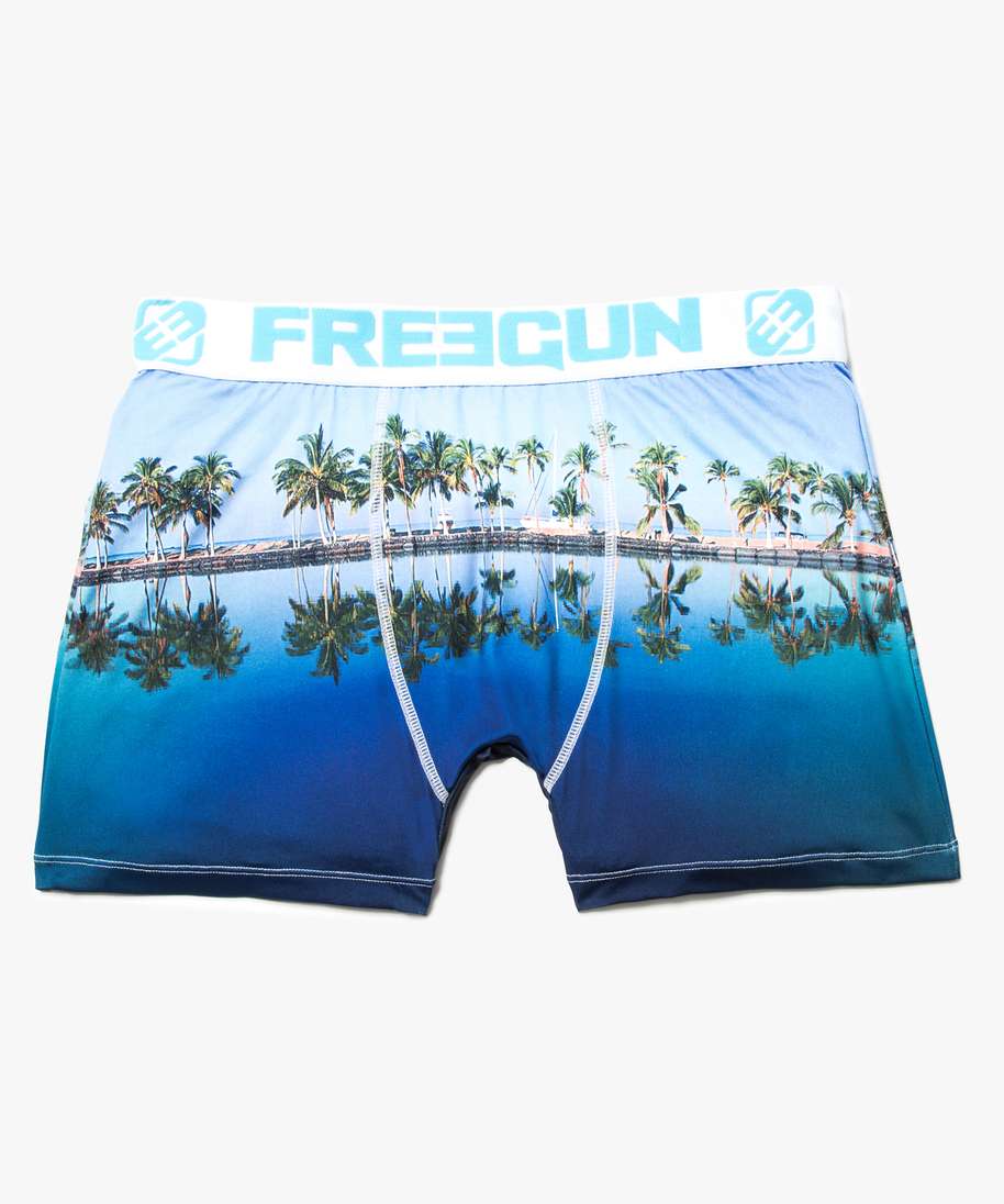 Boxer Freegun Achat Calecon Boxer Imprime Palmiers Freegun