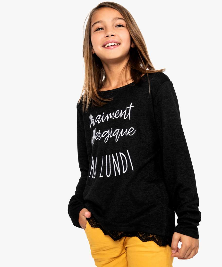 Pull fin online fille