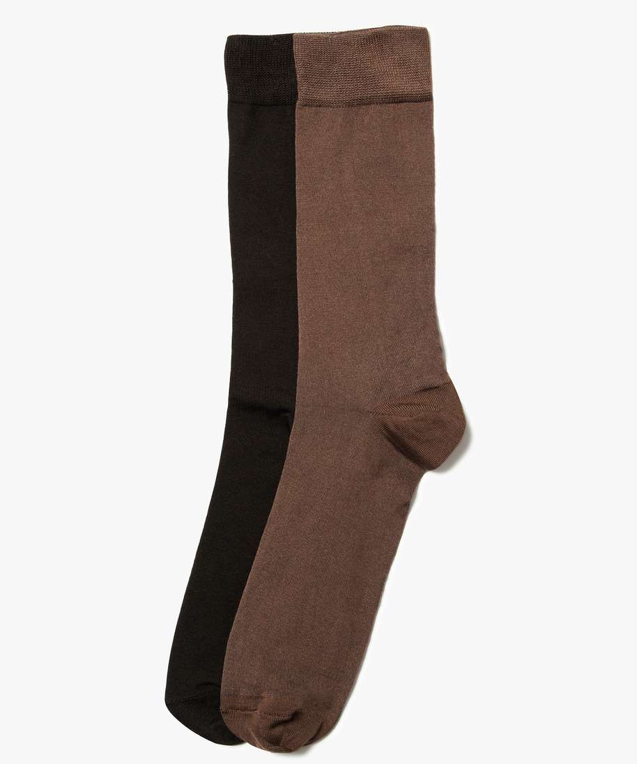 Chaussette marron homme best sale
