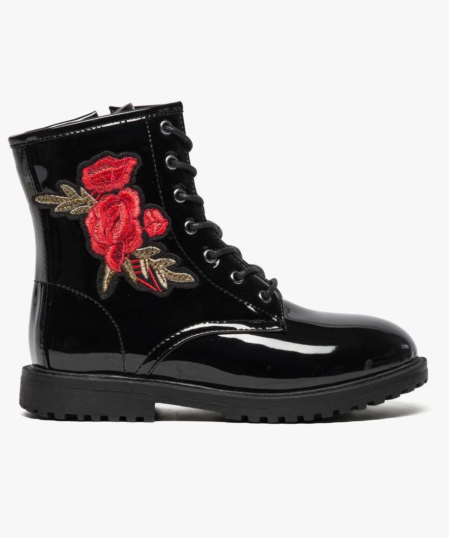 Bottines fleurs shop