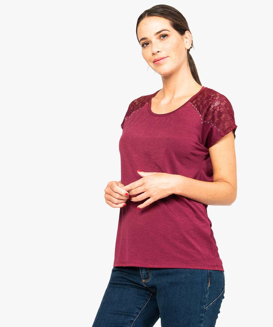 Gemo tee top shirt femme