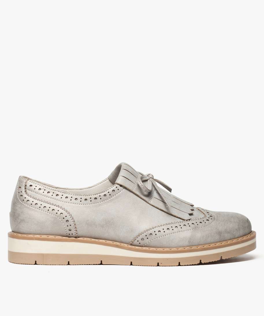Derbies online grises femme