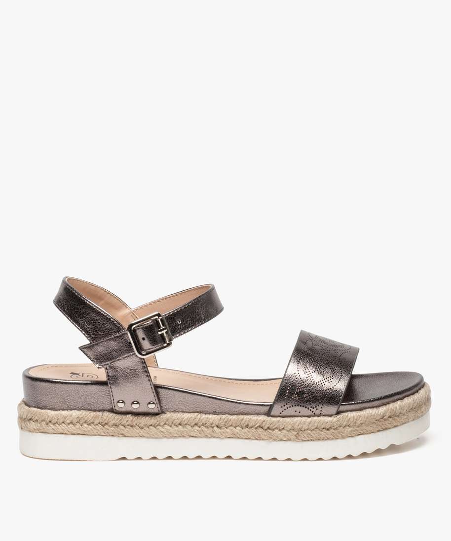 Sandale semelle corde top