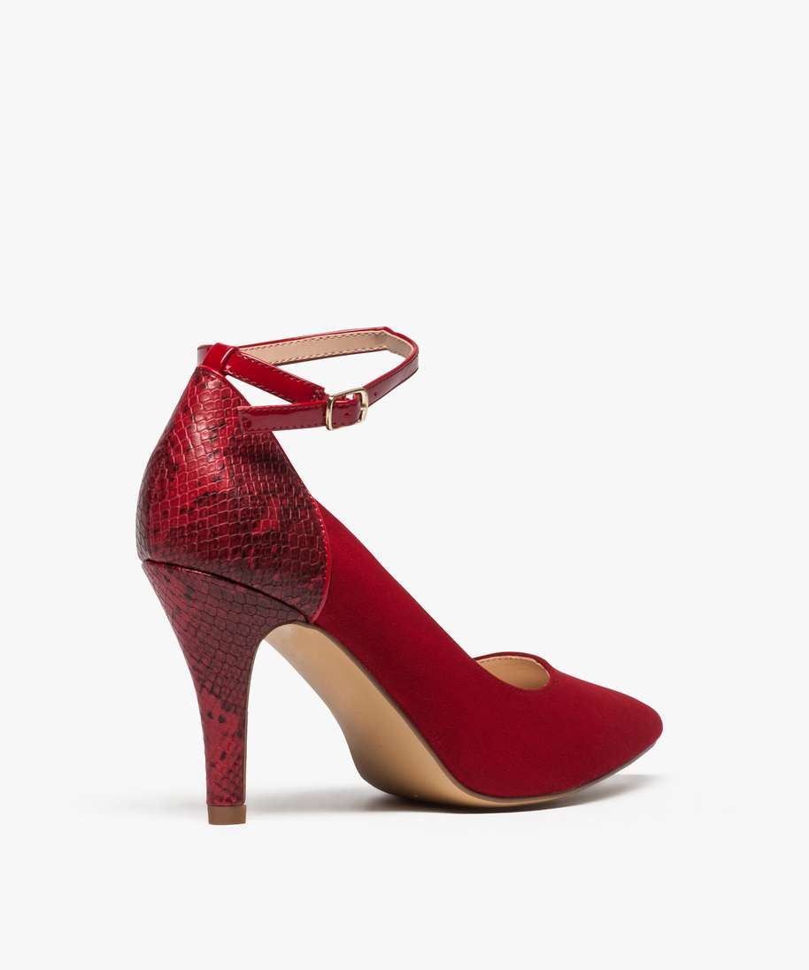 Escarpins Femme Escarpins Rouge Pas Cher Haut Talon Escarpins