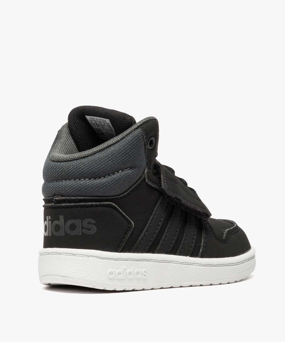 baskets garcon montantes ton sur ton a scratch adidas noir baskets garcon GEMO