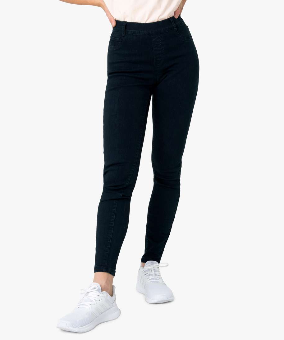 jegging femme taille normale bleu jegging femme