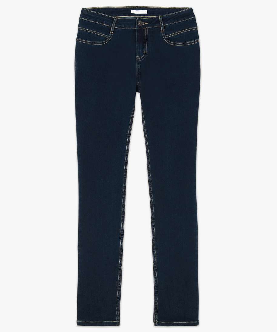 Jean Old Navy Femme Taille 4 - Noir Marine Avec Stretch, Coupe Boot Cut, Ourlet Effiloché