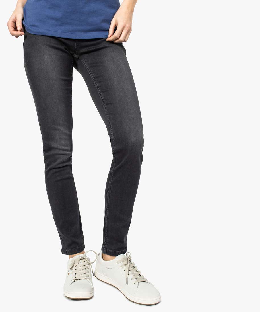 Jean noir online femme push up