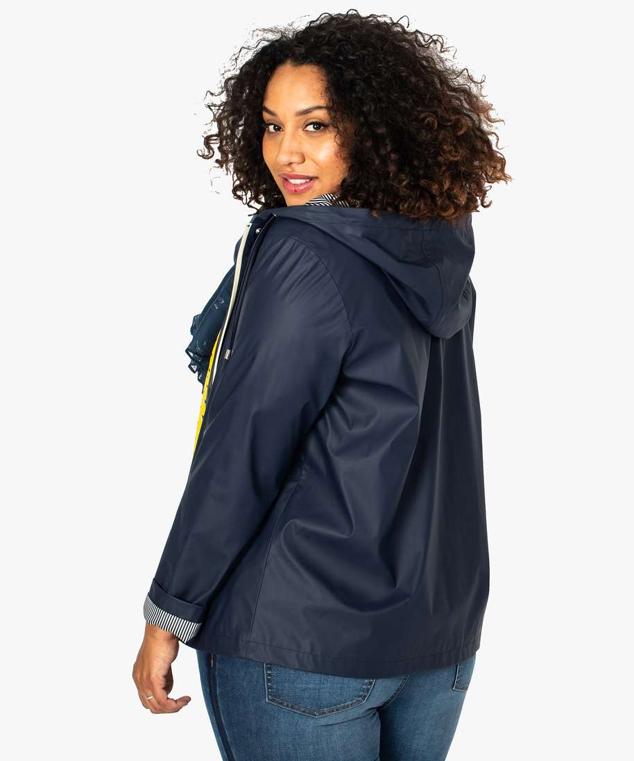 Imperméable femme avec capuche shop