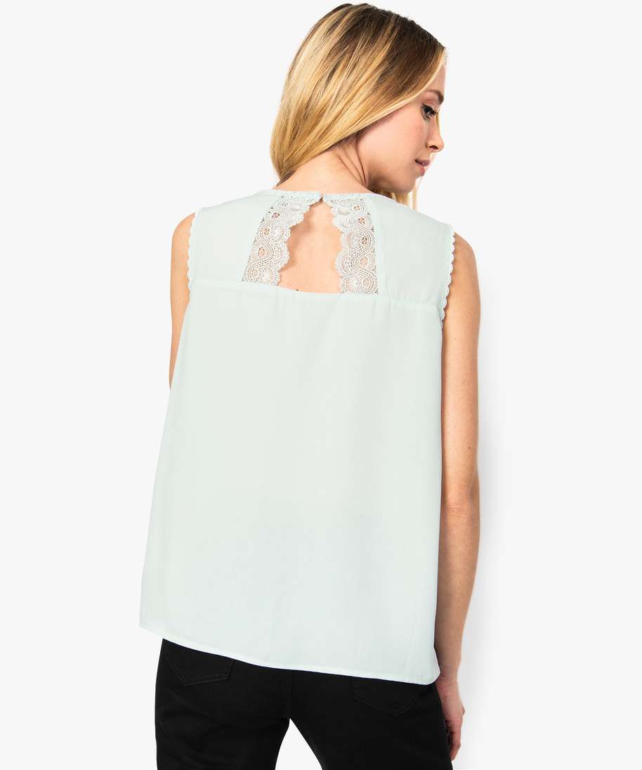 Chemise De Spectacle Sans Manches Ariat Aptos - Blanc