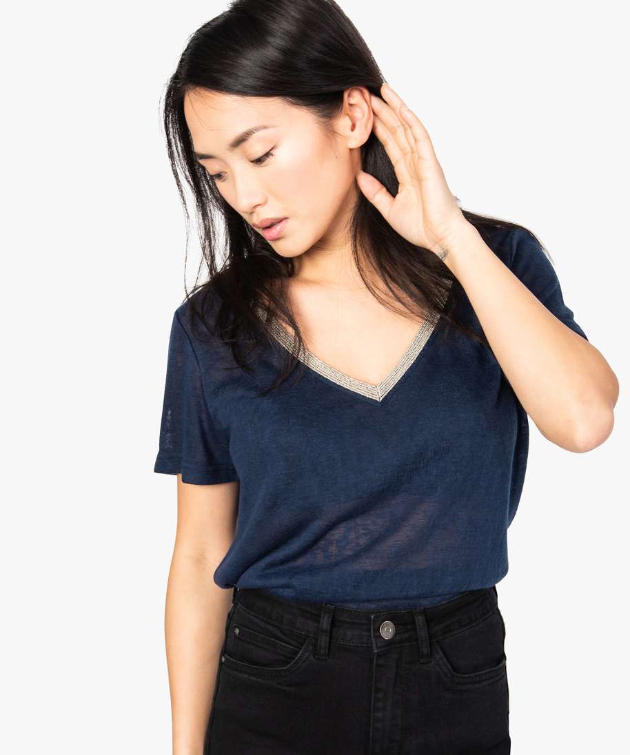 T shirt femme fluide on sale