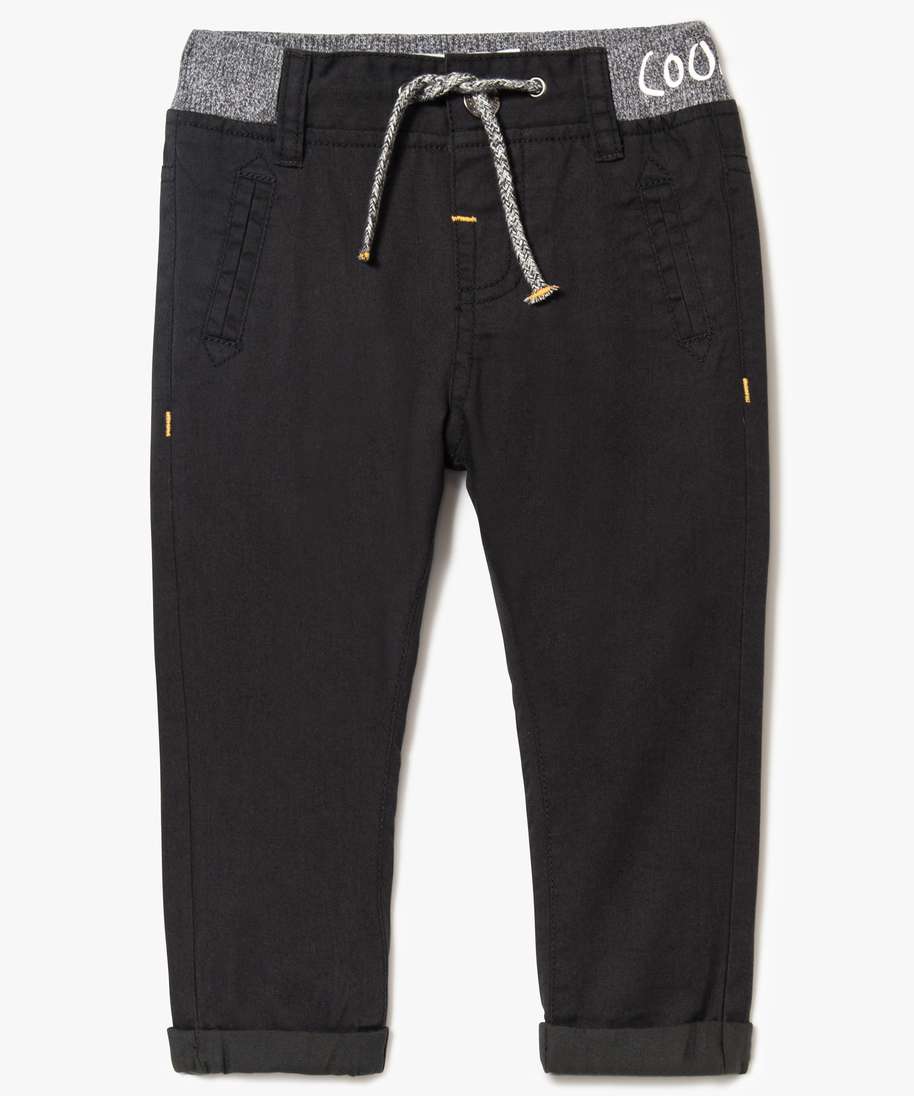 Pantalon garcon elastique deals