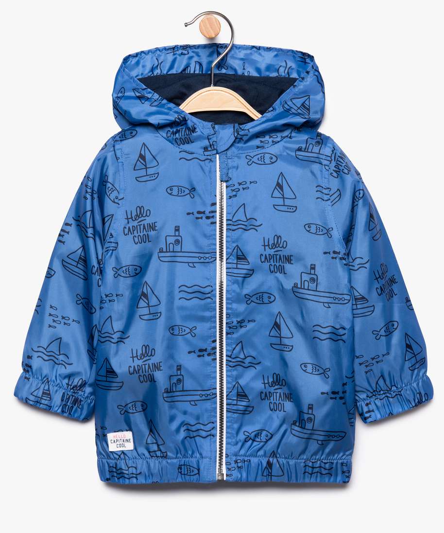 Gemo Vetements Garcon Veste Bebe Garcon Coupe Vent Imprime Marin Bleu Bebe Gemo Gemo Vetements Garcon Veste Bebe Garcon Coupe Vent Imprime Marin Bleu Bebe Gemo